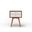 Flynn Small Nightstand In Chestnut and White