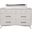 Flynn 7 Drawer Dresser In White