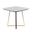 Folia Dinette Table In White and Black
