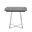 Folia Dinette Table with Marble Effect Ceramic Table Top In Black and Chrome