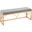 Folia Metal Bench In Grey