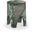 Foligno Marble Finish Concrete End Table In Green