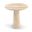 Fontelina 30 Inch Genuine Marble Bistro Dining Table In Beige