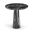 Fontelina 30 Inch Genuine Marble Bistro Dining Table In Black