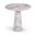Fontelina 30 Inch Genuine Marble Bistro Dining Table In Brown