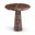 Fontelina 30 Inch Genuine Marble Bistro Dining Table In Cherry