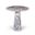 Fontelina 30 Inch Genuine Marble Bistro Dining Table In Viola