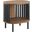 Fortitude Side Table In Walnut Black