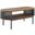 Fortitude Wood Coffee Table In Walnut Black