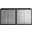 Fortress 30 Inch Floating Textured Metal Garage Cabinet With Adjustable Shelves In Grey - Set of 2