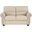 Foxborough Leather Loveseat In Cream