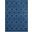 Frame Transitional Moroccan Trellis 8X10 Area Rug In Moroccan Blue Amd Light Blue