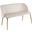 Fran Glam Bench In Gold Steel And Cream Velvet