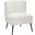 Fran Slipper Chair In White and Black