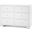 Frances Extra Large 6-Drawer In Chiffon White