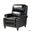 Franco Genuine Leather Recliner In Black