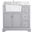 Franklin 36 Inch Single Bathroom Vanity In Grey With Backsplash