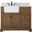 Franklin 42 Inch Single Bathroom Vanity In Driftwood With Backsplash