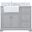 Franklin 42 Inch Single Bathroom Vanity In Grey With Backsplash