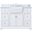 Franklin 48 Inch Single Bathroom Vanity with Backsplash In White