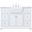 Franklin 48 Inch Single Bathroom Vanity In White