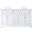 Franklin 60 Inch Double Bathroom Vanity In White