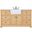 Franklin 60 Inch Single Bathroom Vanity In Natural Wood