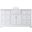 Franklin 60 Inch Single Bathroom Vanity In White