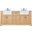 Franklin 72 Inch Double Bathroom Vanity In Natural Wood