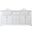 Franklin 72 Inch Double Bathroom Vanity In White