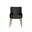 Franklin Dining Armchair In Bravo Black