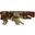 Freeform Console Table In Brown and Gold