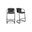 Freeman Black Bar Stool Set of 2
