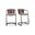 Freeman Brown Counter Stool Set of 2