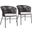 Freycinet Dining Chair Set of 2 In Black