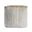Frilo Bordered Hand-Loomed All-Natural Pouf with Jute Braid In Gray