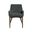 Fritz Arm Dining Chair Set of 2 In Slate