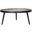 Fritz Light Gray and Black Round Tray Top Coffee Table