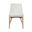 Fritz Side Dining Chair Set of 2 In Natural and Ivory