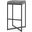 Frodo Gray Fabric Seat With Black Iron Frame Bar Stool
