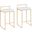 Fuji Antique White Stacker Counter Stool Set Of 2
