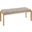Fuji Bench In Gold and Beige