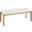 Fuji Bench In White and Gold
