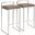 Fuji Brown Cowboy Barstool Set of 2