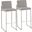 Fuji High Back Barstool Set of 2 In Grey