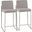 Fuji High Back Counter Stool Set of 2 In Grey