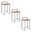 Fuji Stacker 26 Inch Fixed Height Counter Stool Set of 3 In Black and Camel