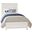 Fundamentals Twin Bed In White