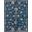 Fusion Navy and Pink 8' x 11' Area Rug
