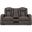 Fyne-Dyme Power Reclining Loveseat with Console In Shadow